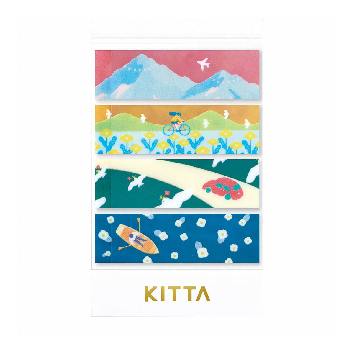 Deko-Sticker - KING JIM - KITTA Clear
