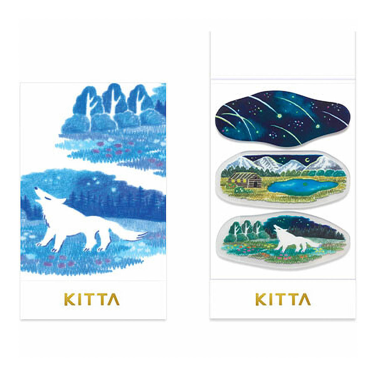Deko-Sticker - KING JIM - KITTA Clear