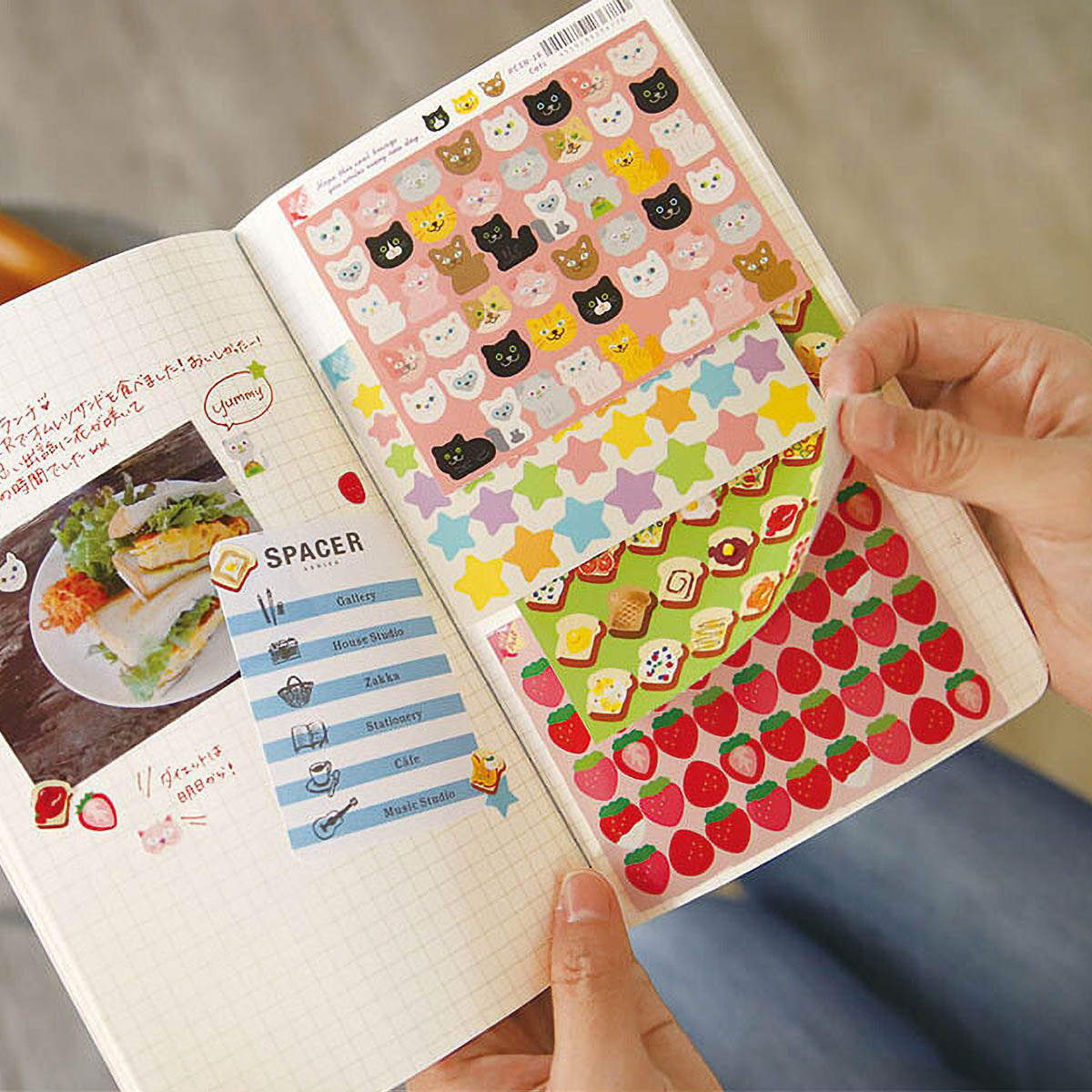 Deko-Sticker - 3way Circle Sticker - Animals
