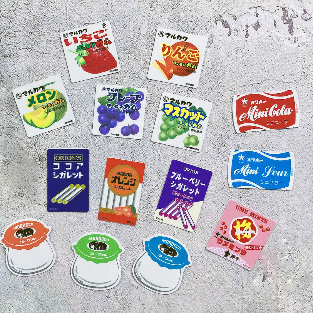 Deko-Sticker - Retro Candy