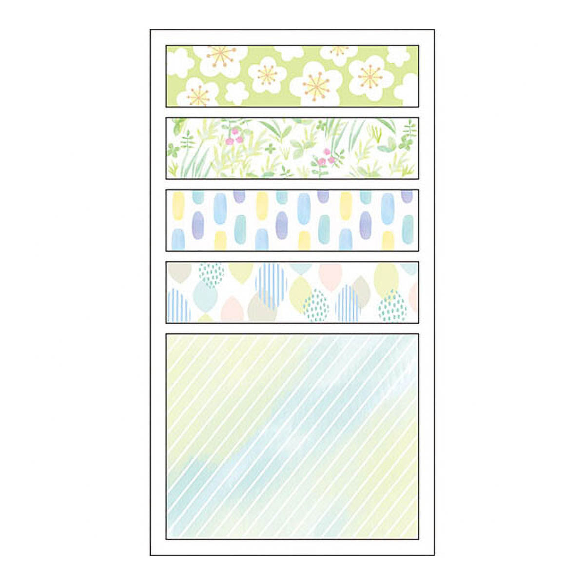 Deko-Sticker - Pine Book - Washi Sheet Sticky Notes