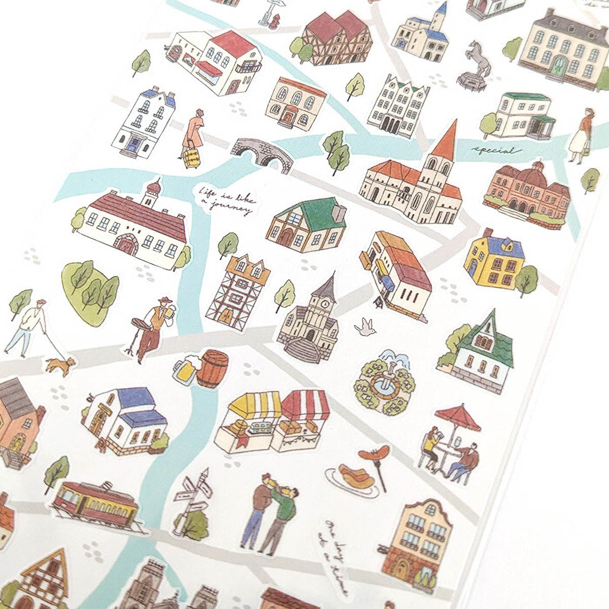 Deko-Sticker - Machi Map