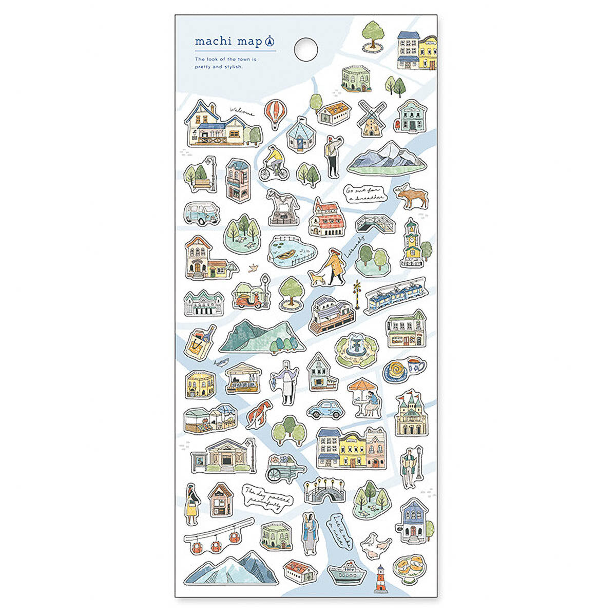 Deko-Sticker - Machi Map