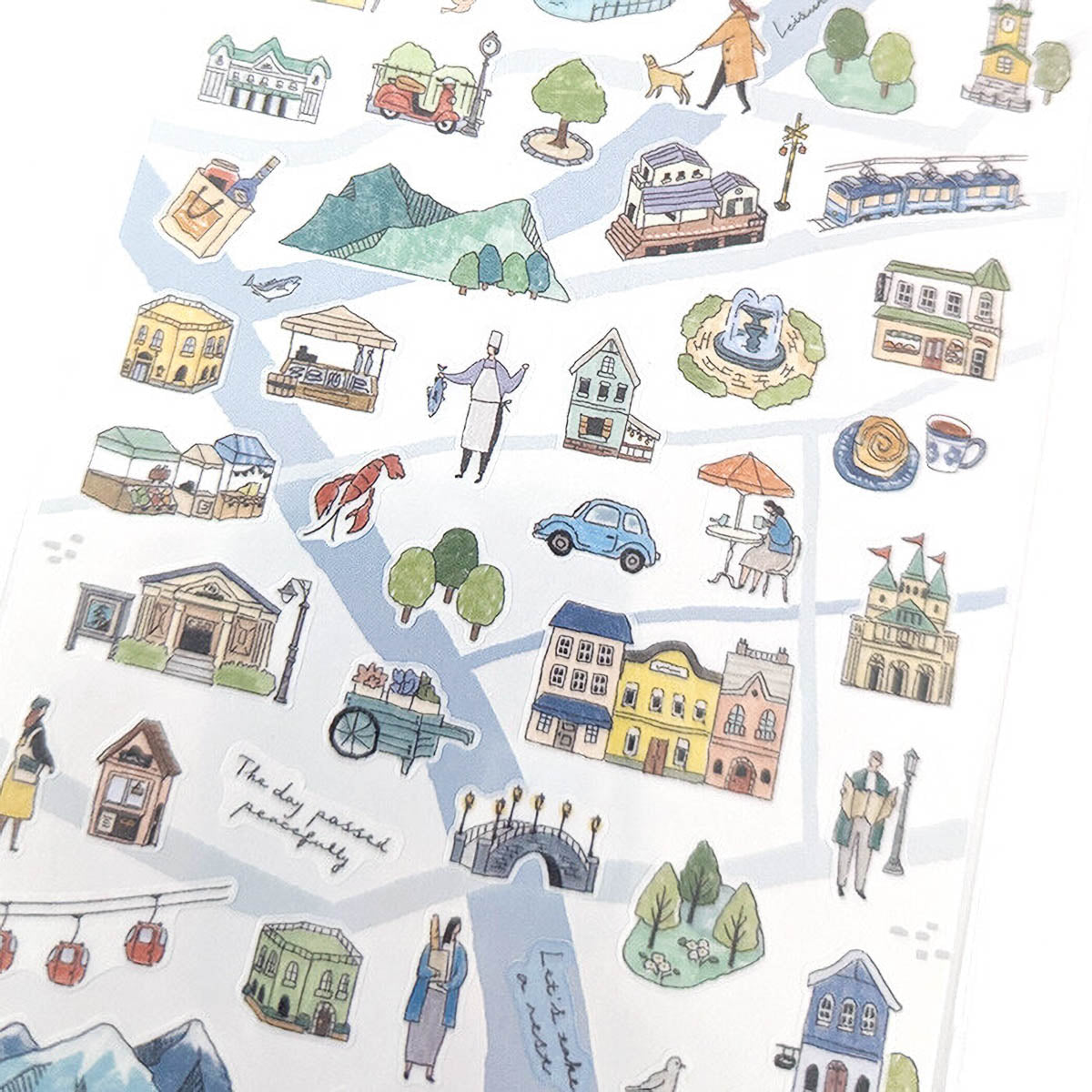 Deko-Sticker - Machi Map