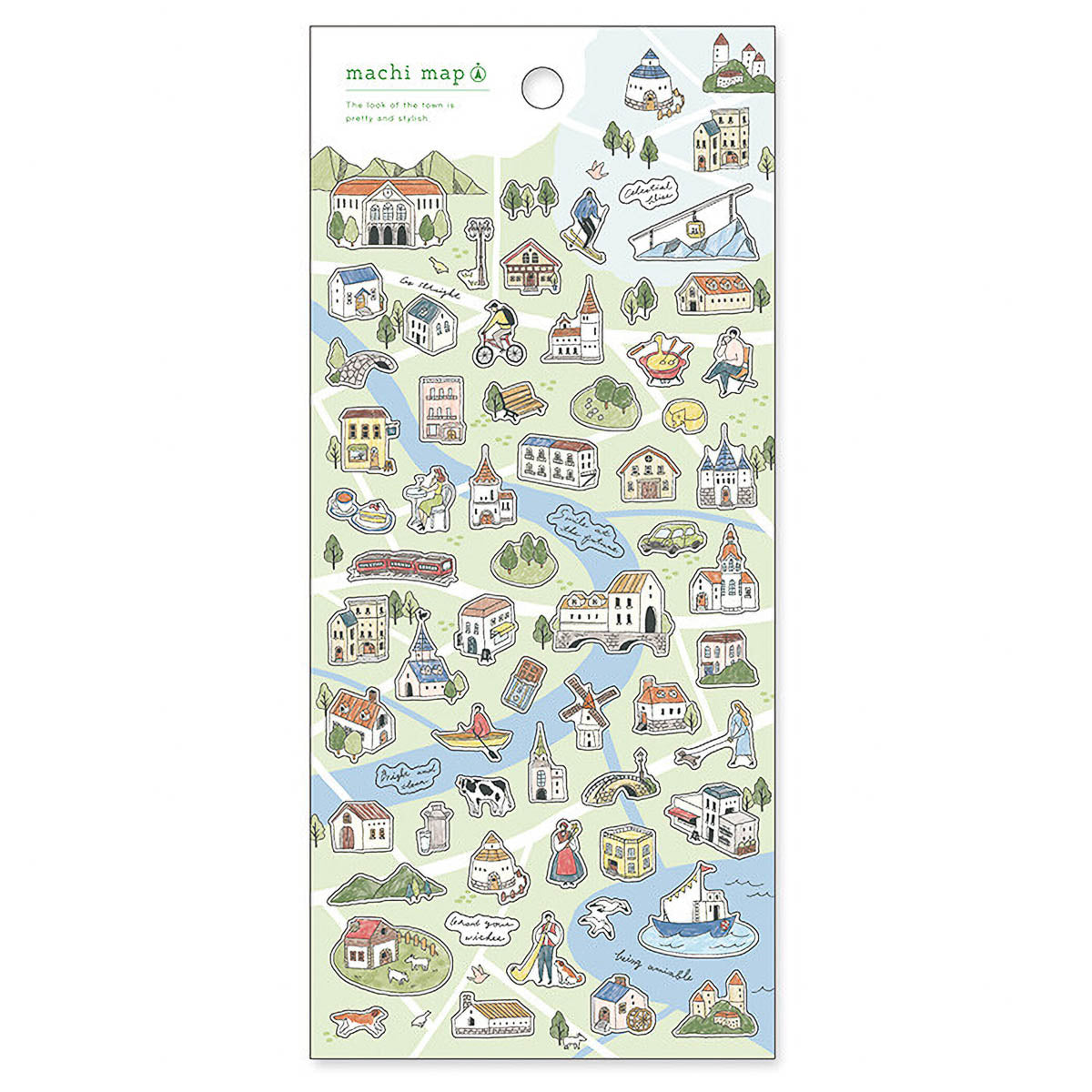 Deko-Sticker - Machi Map