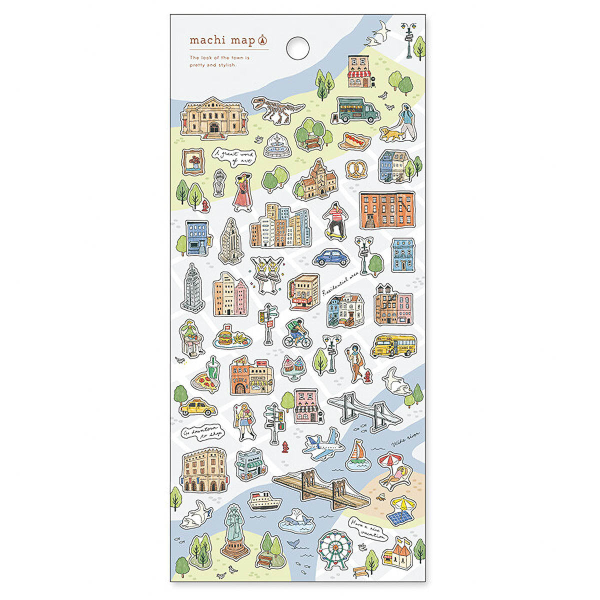 Deko-Sticker - Machi Map