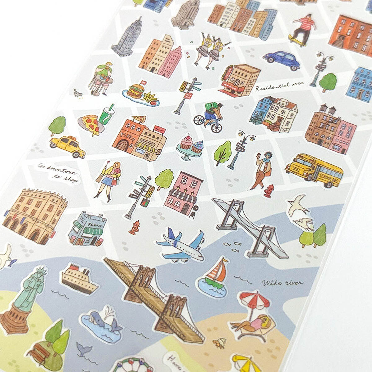 Deko-Sticker - Machi Map