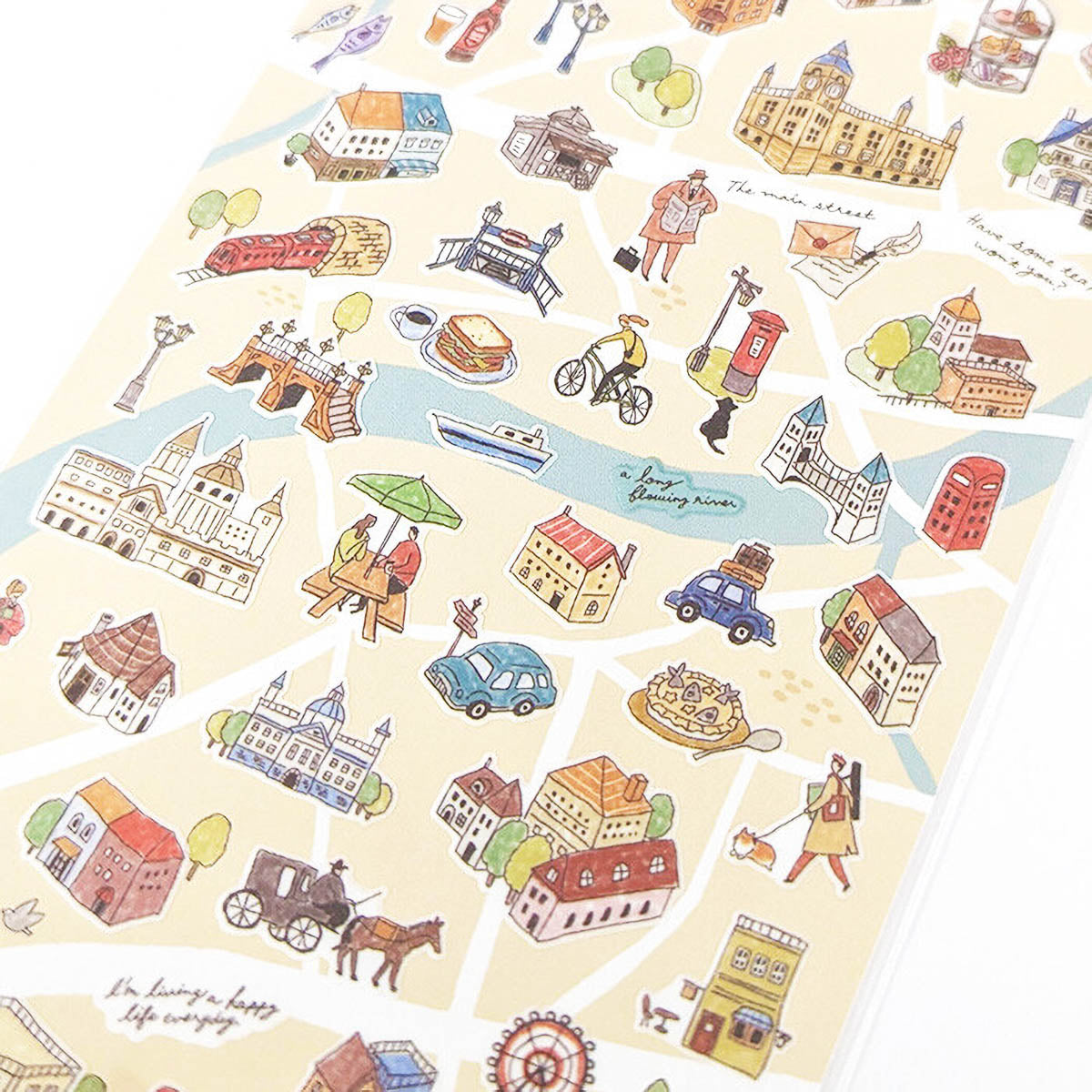 Deko-Sticker - Machi Map
