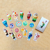 Deko-Sticker - Aderia Retro Sticker - Drinks