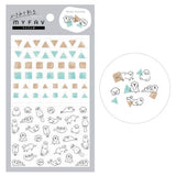 Deko-Sticker - MYFAV - Layer and Color Stickers