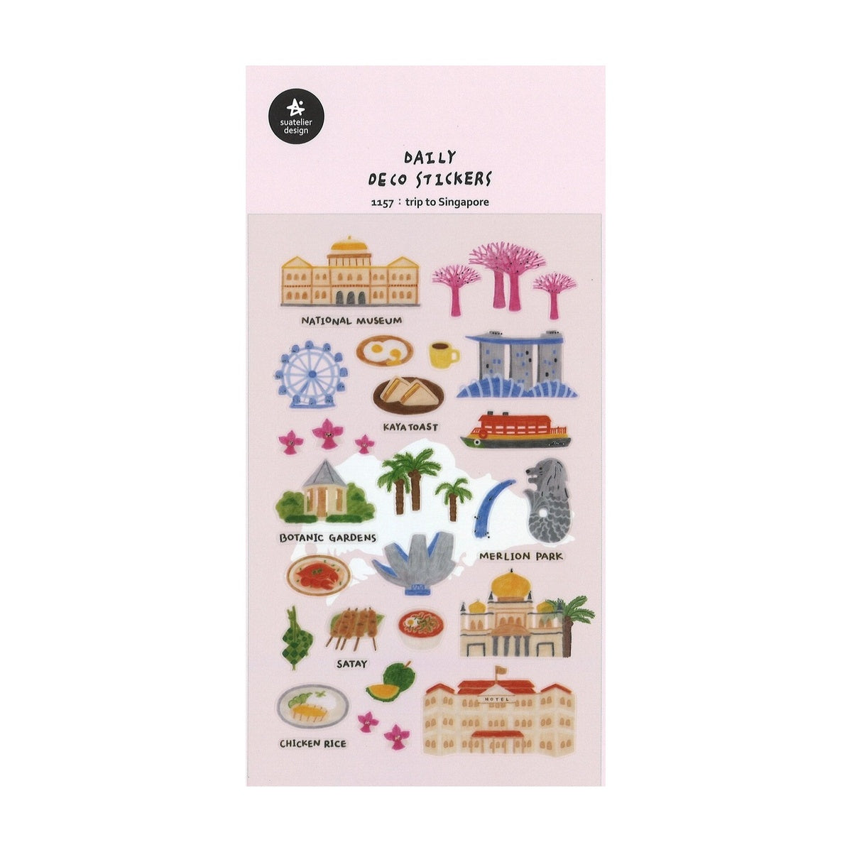 Deko-Sticker - daily deco - world travel