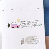 Deko-Sticker - daily deco - vacation