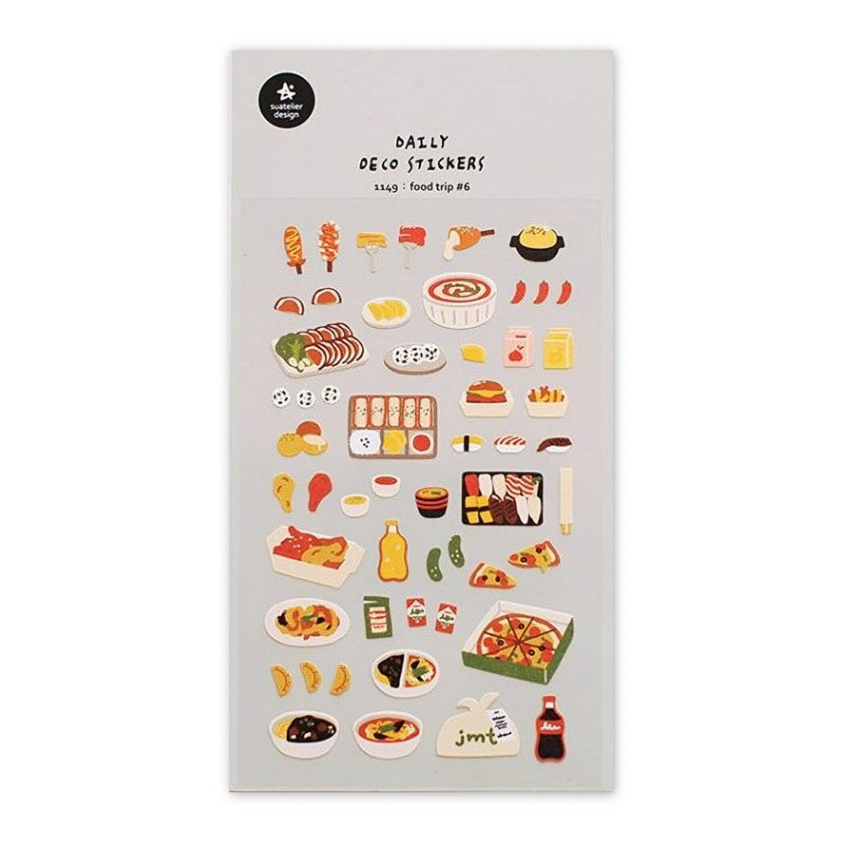 Deko-Sticker - daily deco - food trip