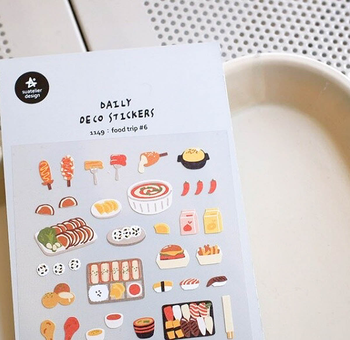 Deko-Sticker - daily deco - food trip