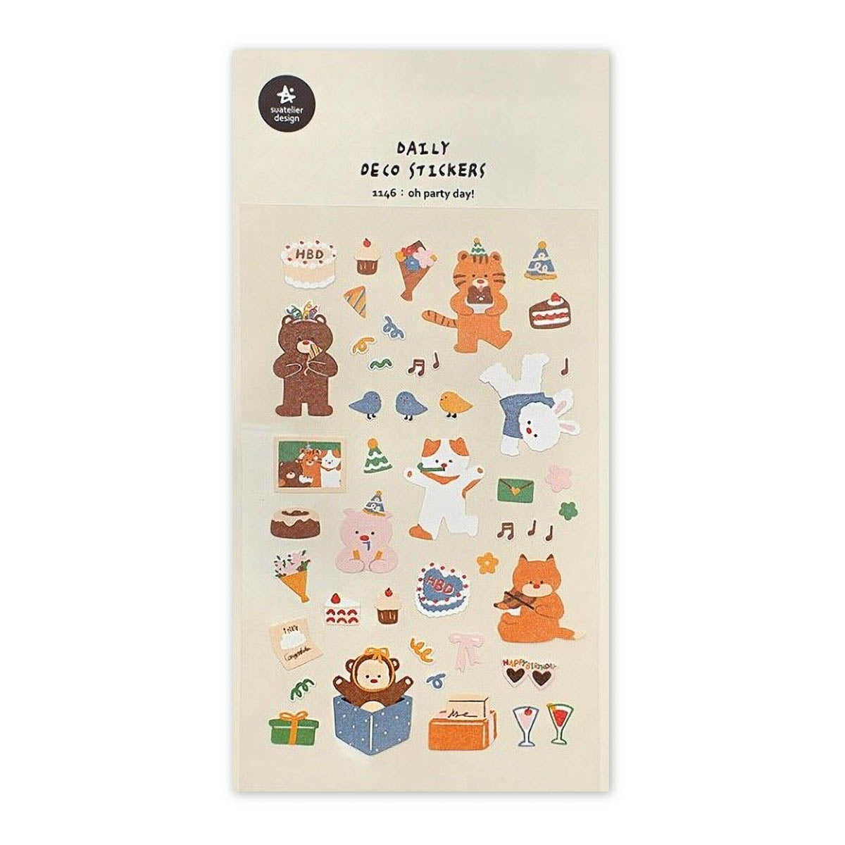 Deko-Sticker - daily deco - happy birthday