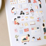 Deko-Sticker - daily deco - city life