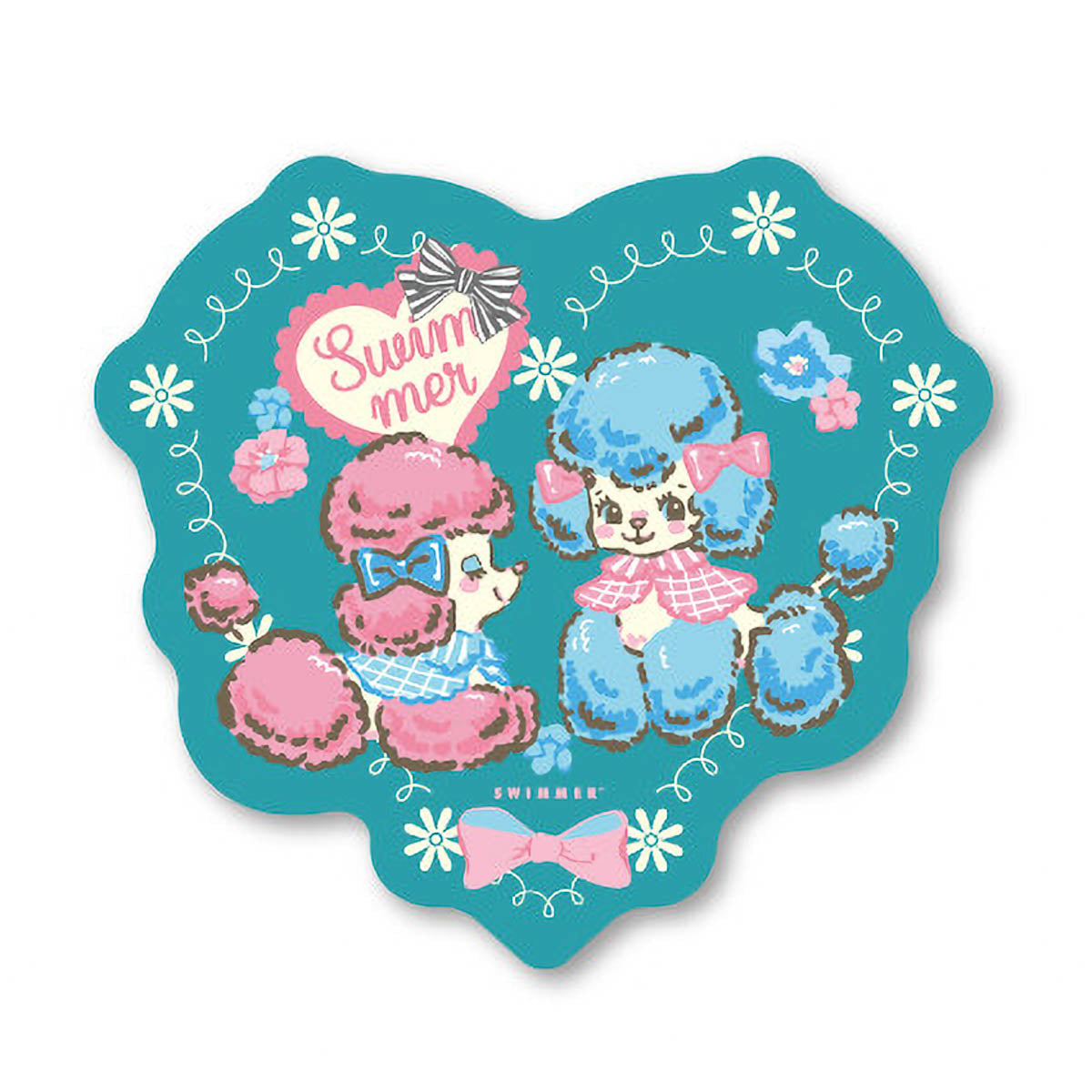 Deko-Sticker - Retro - Swimmer