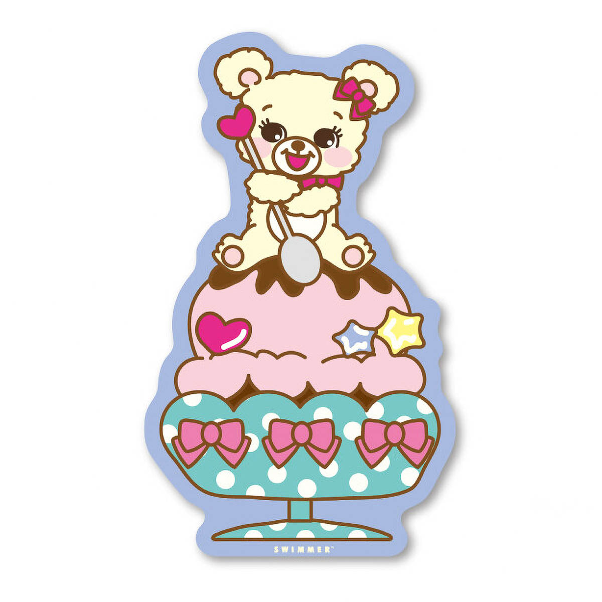 Deko-Sticker - Retro - Swimmer