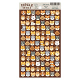 Deko-Sticker - Circle Sticker - Animals