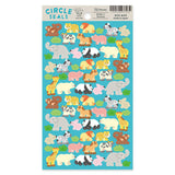 Deko-Sticker - Circle Sticker - Animals