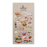 Deko-Sticker - daily deco - food trip