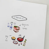 Deko-Sticker - daily deco - food trip