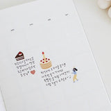 Deko-Sticker - daily deco - happy birthday