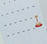 Deko-Sticker - daily deco - happy birthday