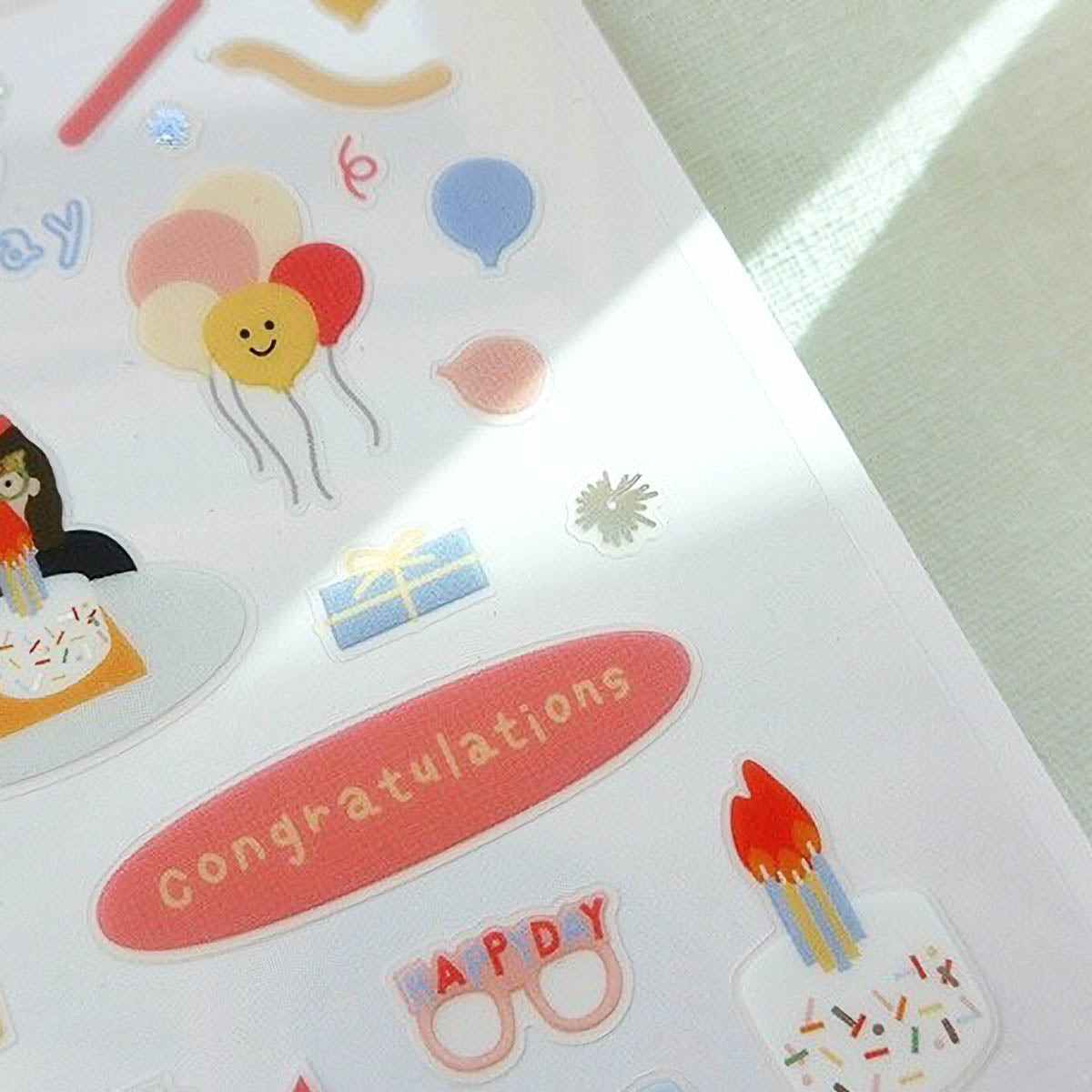 Deko-Sticker - daily deco - happy birthday