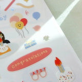 Deko-Sticker - daily deco - happy birthday