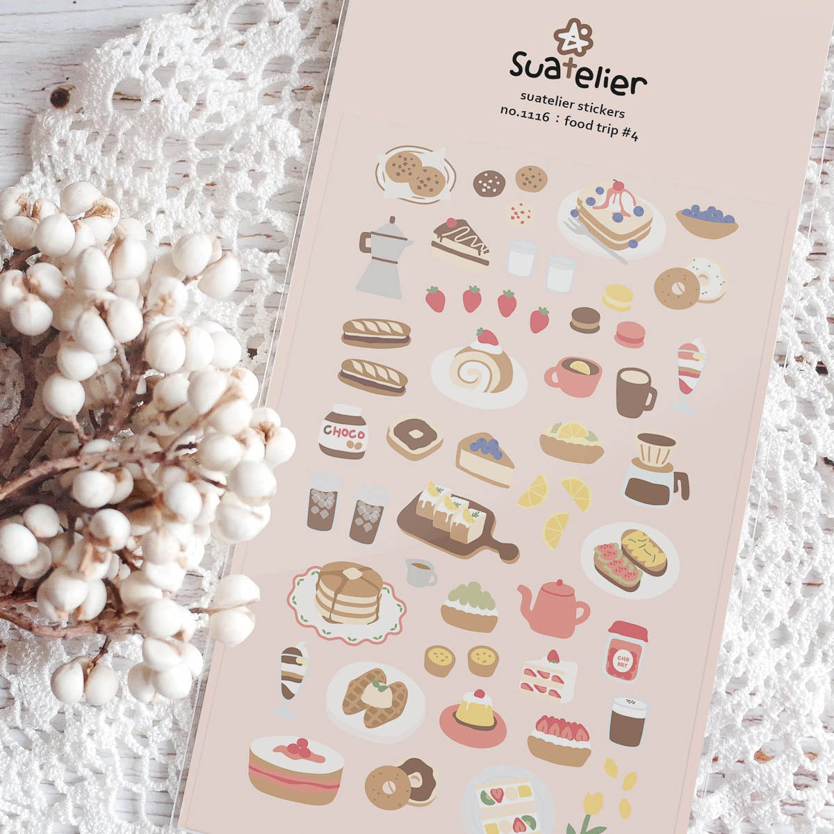 Deko-Sticker - daily deco - food trip