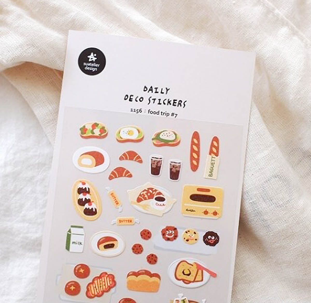 Deko-Sticker - daily deco - food trip