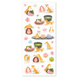 Deko-Sticker - Shiba Inu - Spring