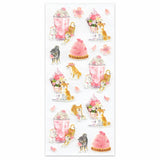 Deko-Sticker - Shiba Inu - Spring