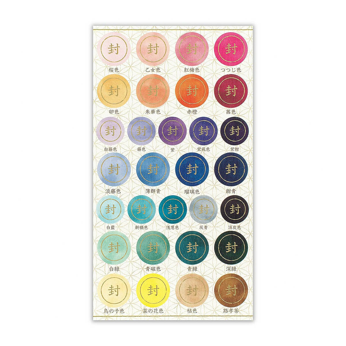 Deko-Sticker - Japanese Patterns - Large