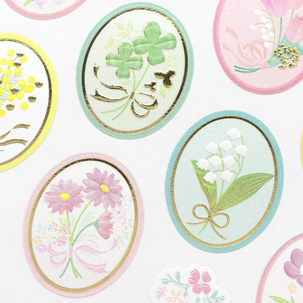 Deko-Sticker - Pearl Seal - Spring