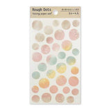 Deko-Sticker - Rough Dots - Tracing Paper Seal