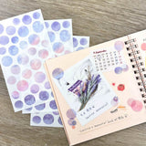 Deko-Sticker - Rough Dots - Tracing Paper Seal