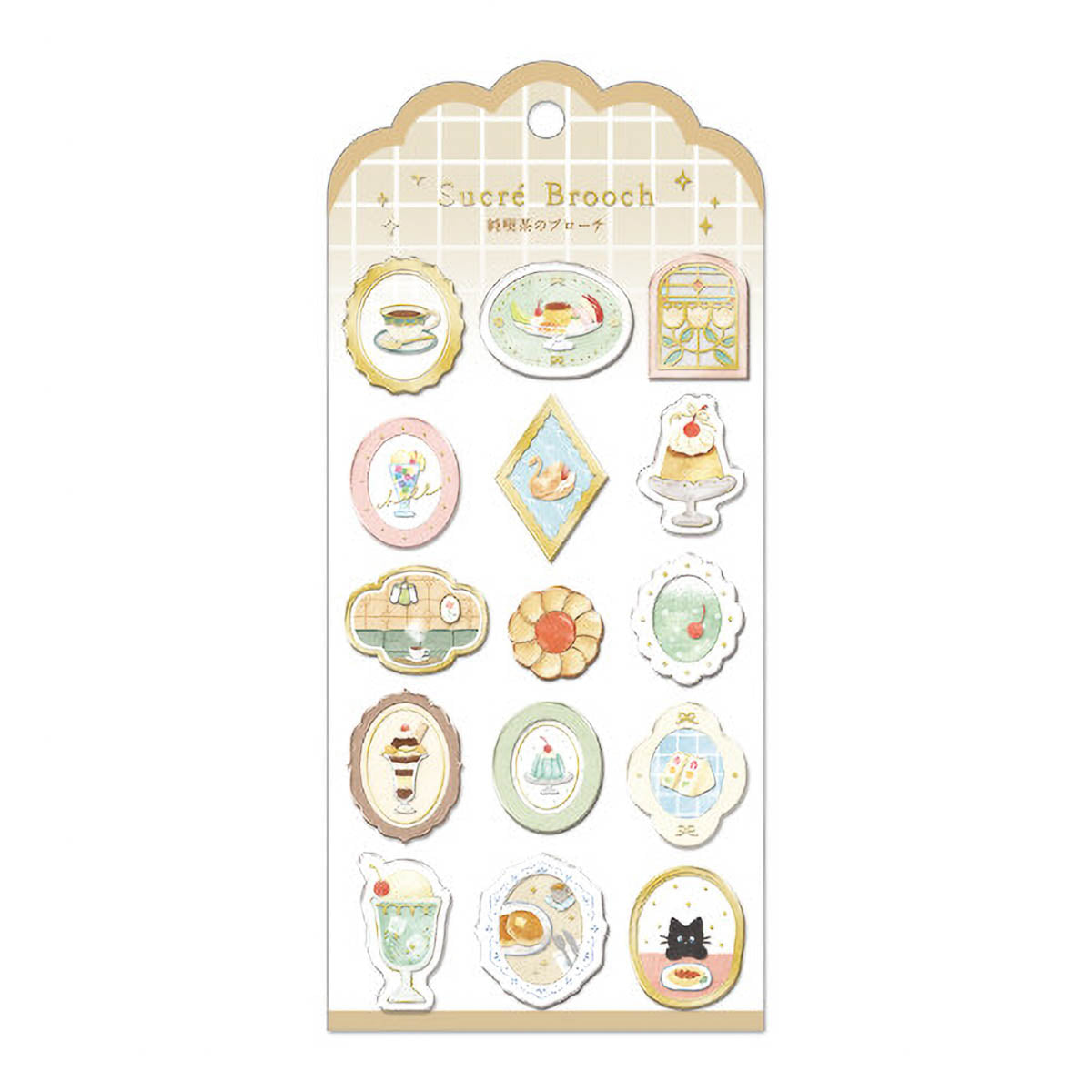 Deko-Sticker - Sucré Brooch