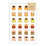 Deko-Sticker - Papier Platz - AOYOSHI - Food Animals