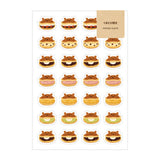 Deko-Sticker - Papier Platz - AOYOSHI - Food Animals