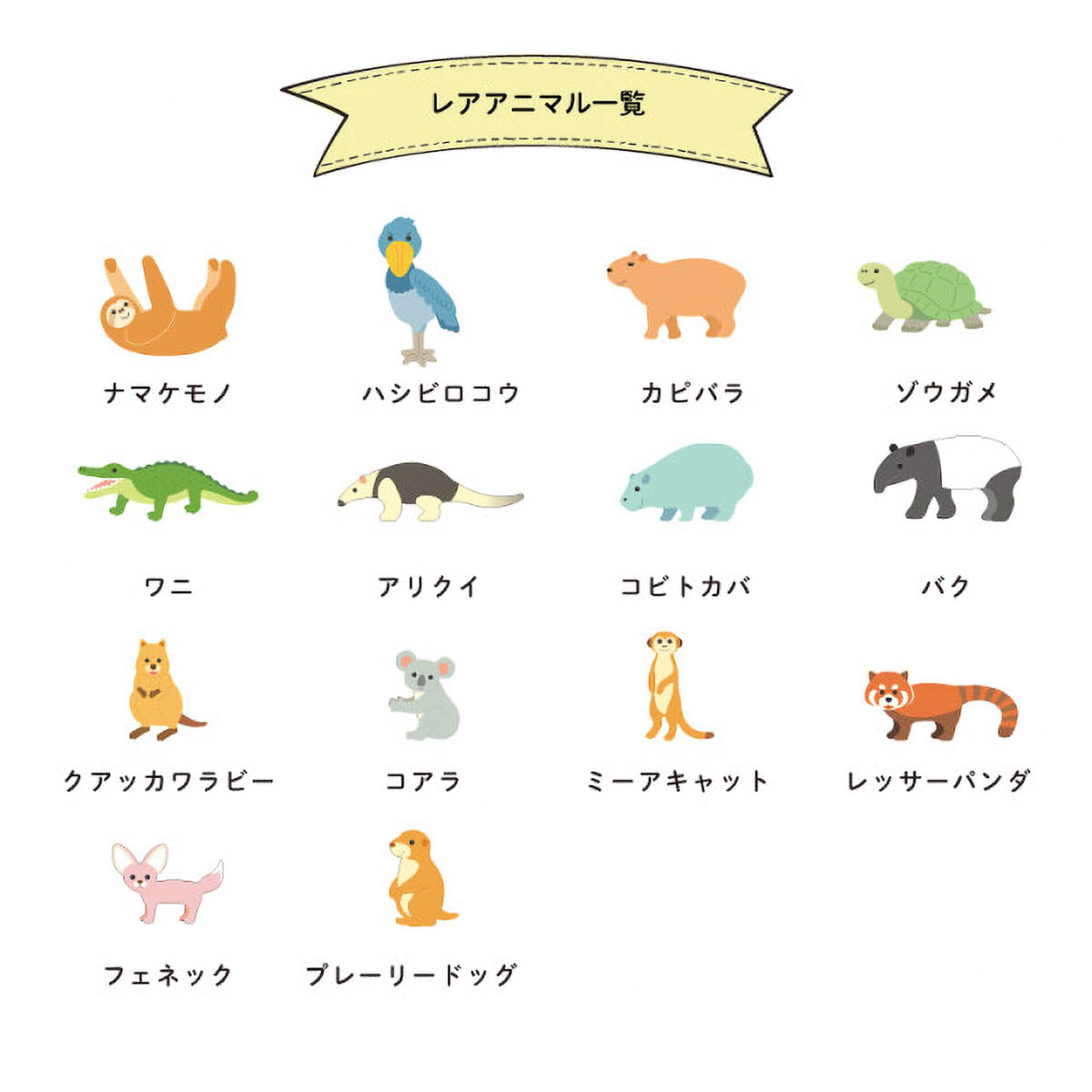 Deko-Sticker - Circle Sticker - Animals
