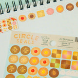 Deko-Sticker - Circle Sticker - Food