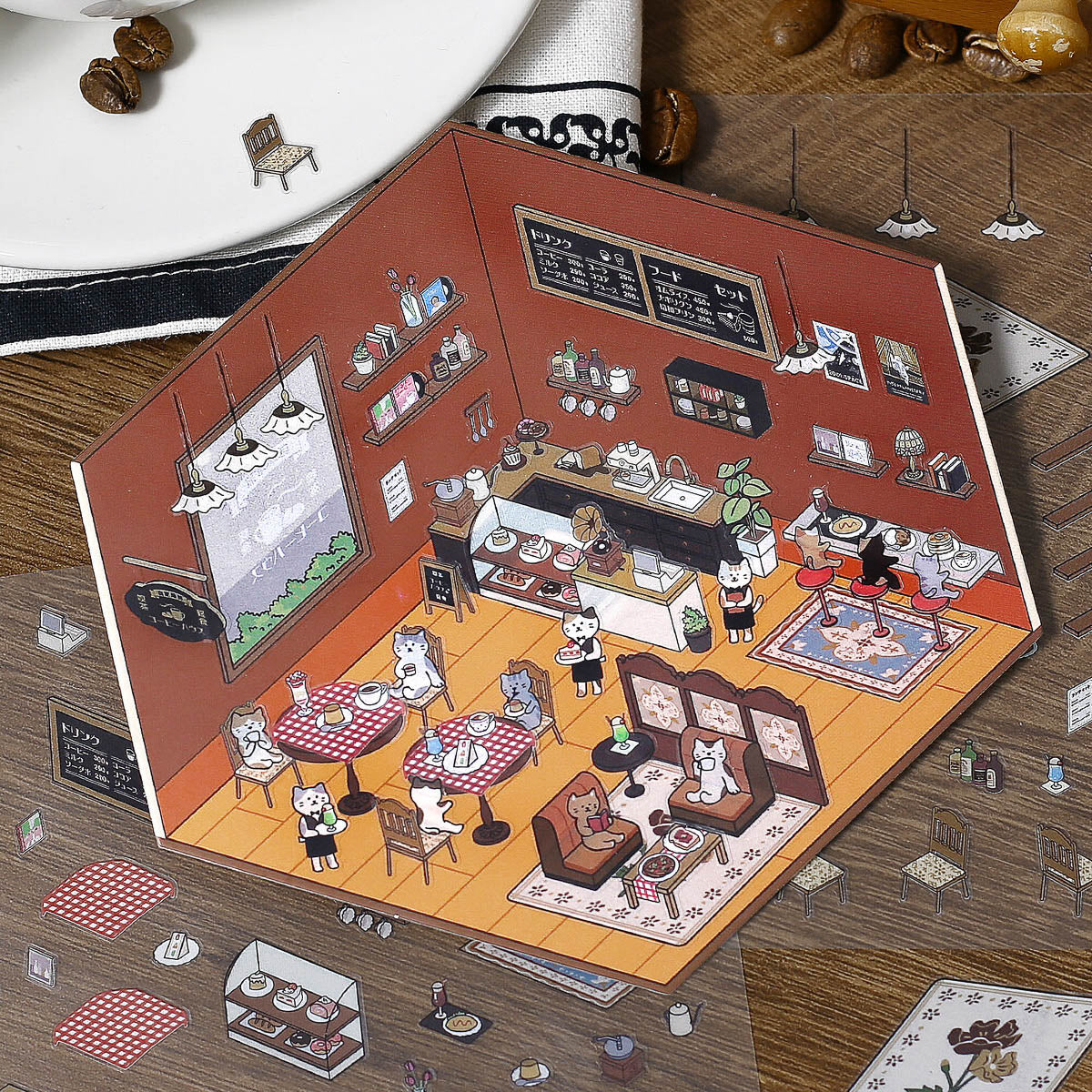Deko-Sticker - Diorama 2.5D - Vol. 1