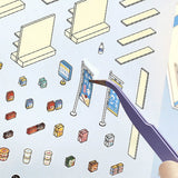 Deko-Sticker - Diorama 2.5D - Vol. 1