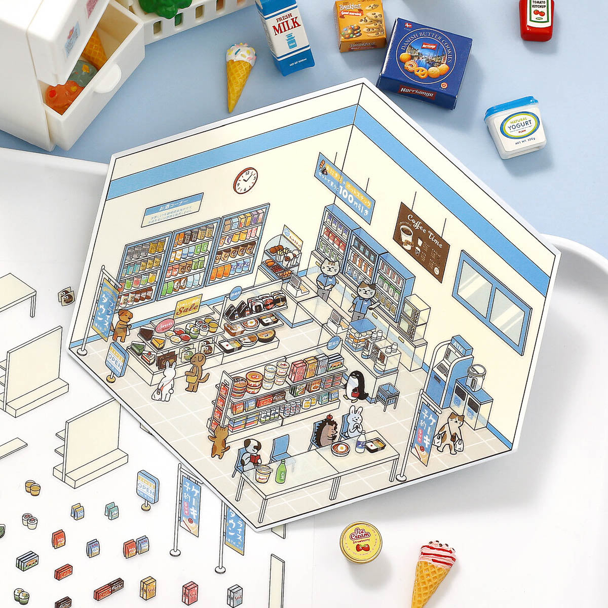 Deko-Sticker - Diorama 2.5D - Vol. 1