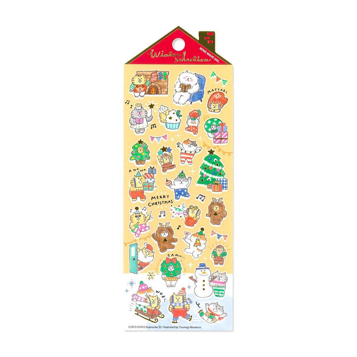 Deko-Sticker - Winter Selection - 2025 - Gorogoro Nyansuke