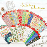 Deko-Sticker - Winter Selection - 2025 - Glitter Crystal