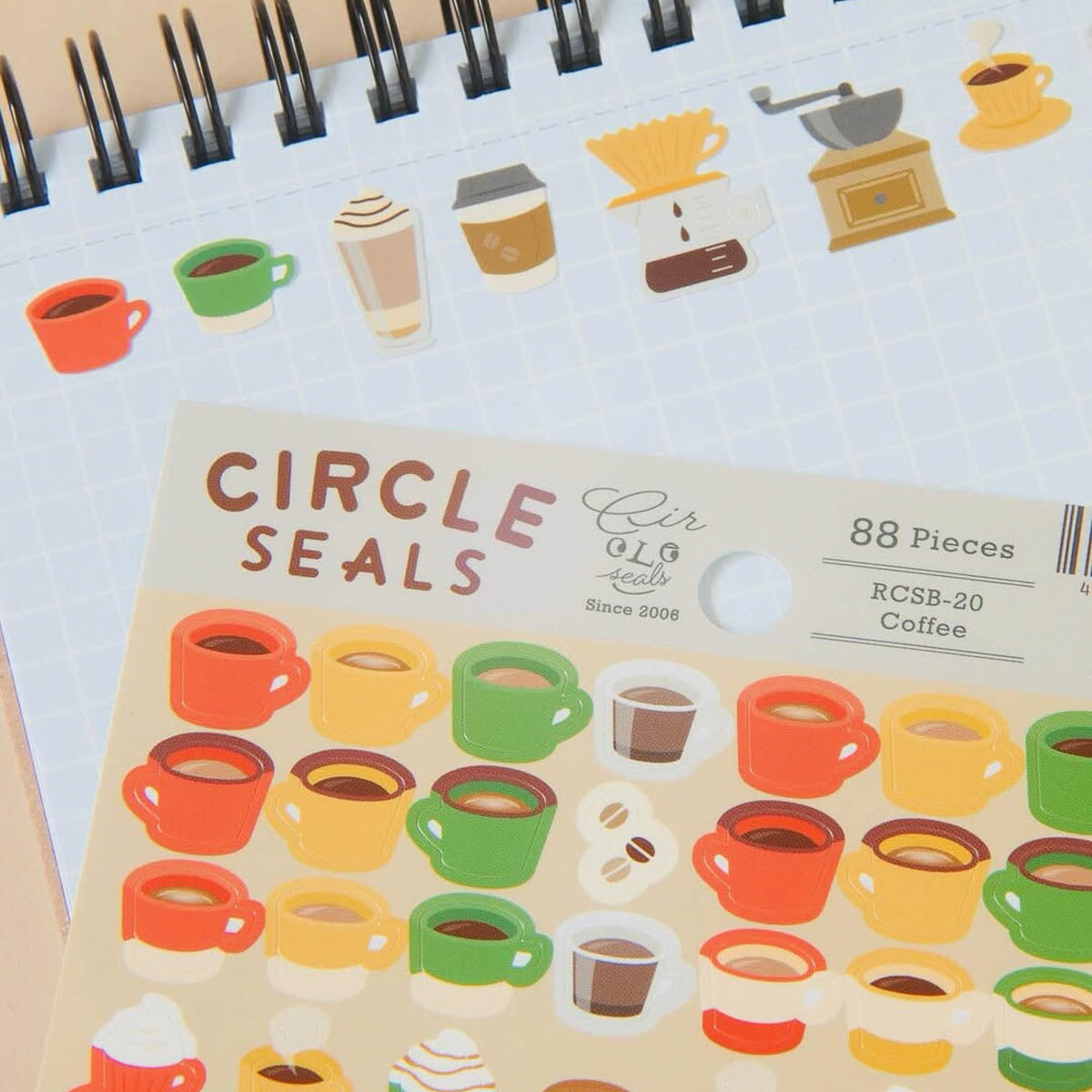 Deko-Sticker - Circle Sticker - Food
