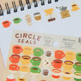 Deko-Sticker - Circle Sticker - Food
